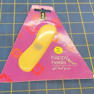 Peak Happy Heels Pink Gel Heel Grips New Sealed Package